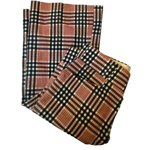 Men's Plaid Chinos - Navy and Tan